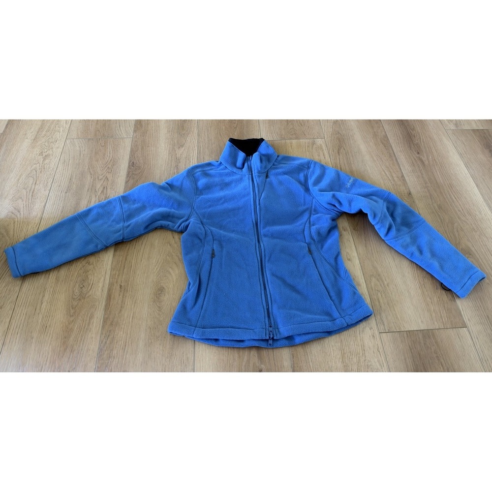 Columbia Interchange Women's Blue Full Zip Jacket Zipped Pockets Size M